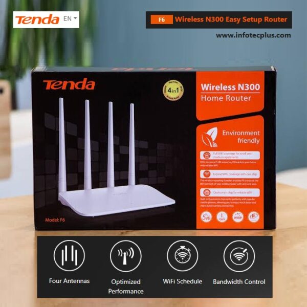 Tenda F6 N300 Wireless Router