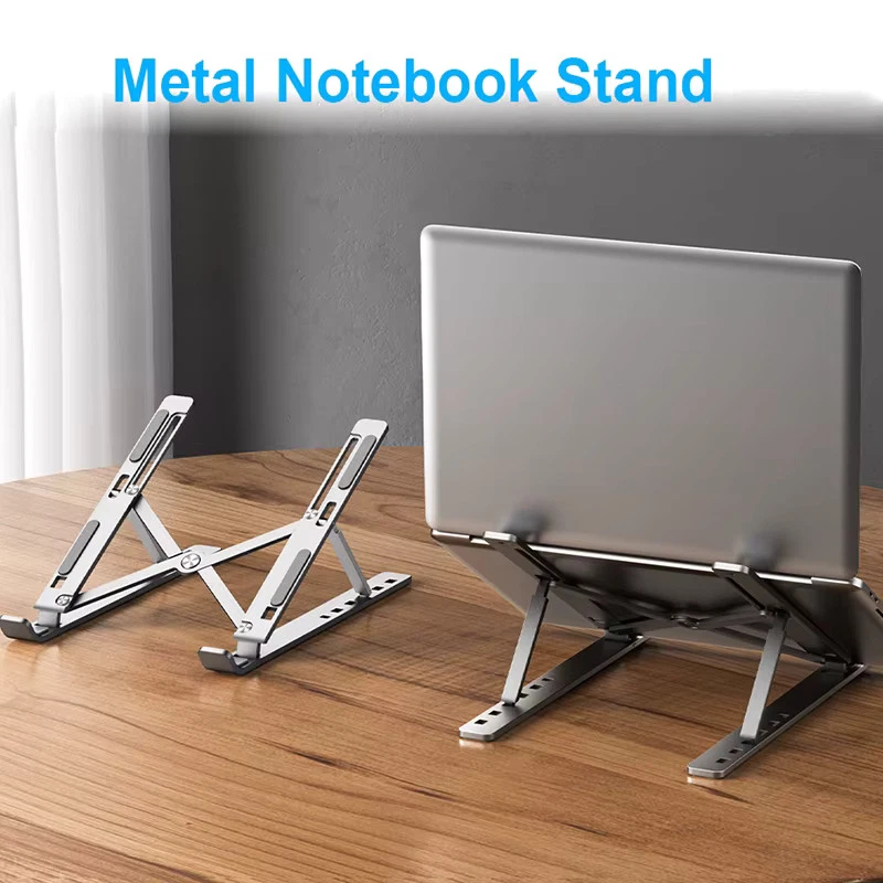 s-l960 (17) Laptop Holder Stand Adjustable Foldable Portable for Notebook - Image 1